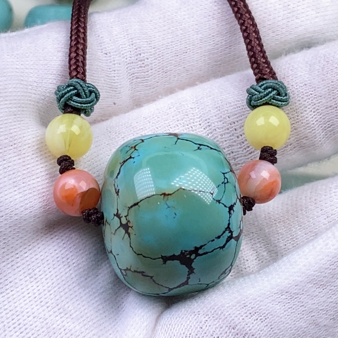 绿松石锁骨珠未镶嵌