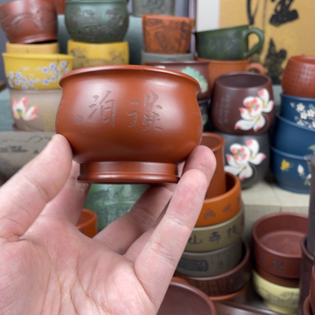 紫砂茶杯紫砂茶杯