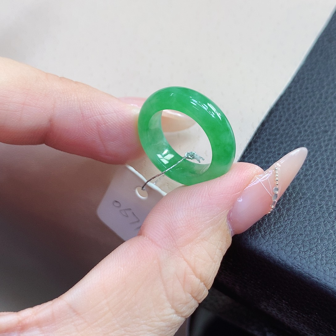 未镶嵌戒圈翡翠8号