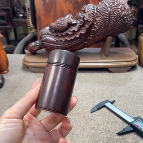 檀香紫檀（小叶紫檀）牙签筒