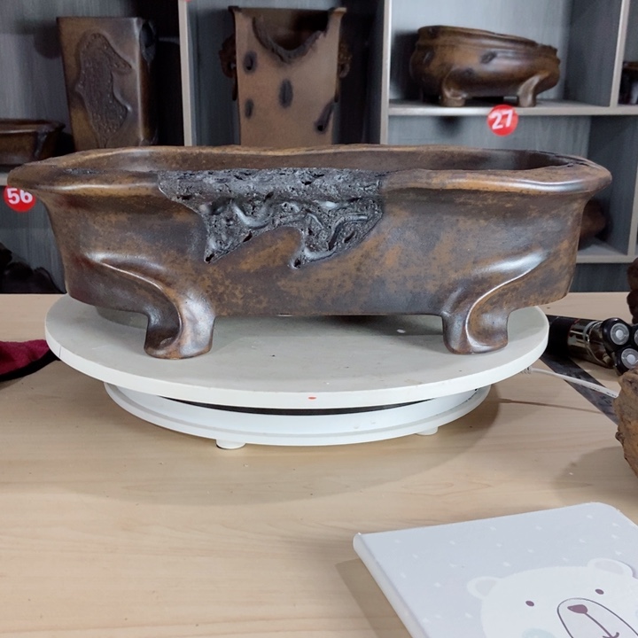 红陶阿**弟杨冬益紫砂花盆