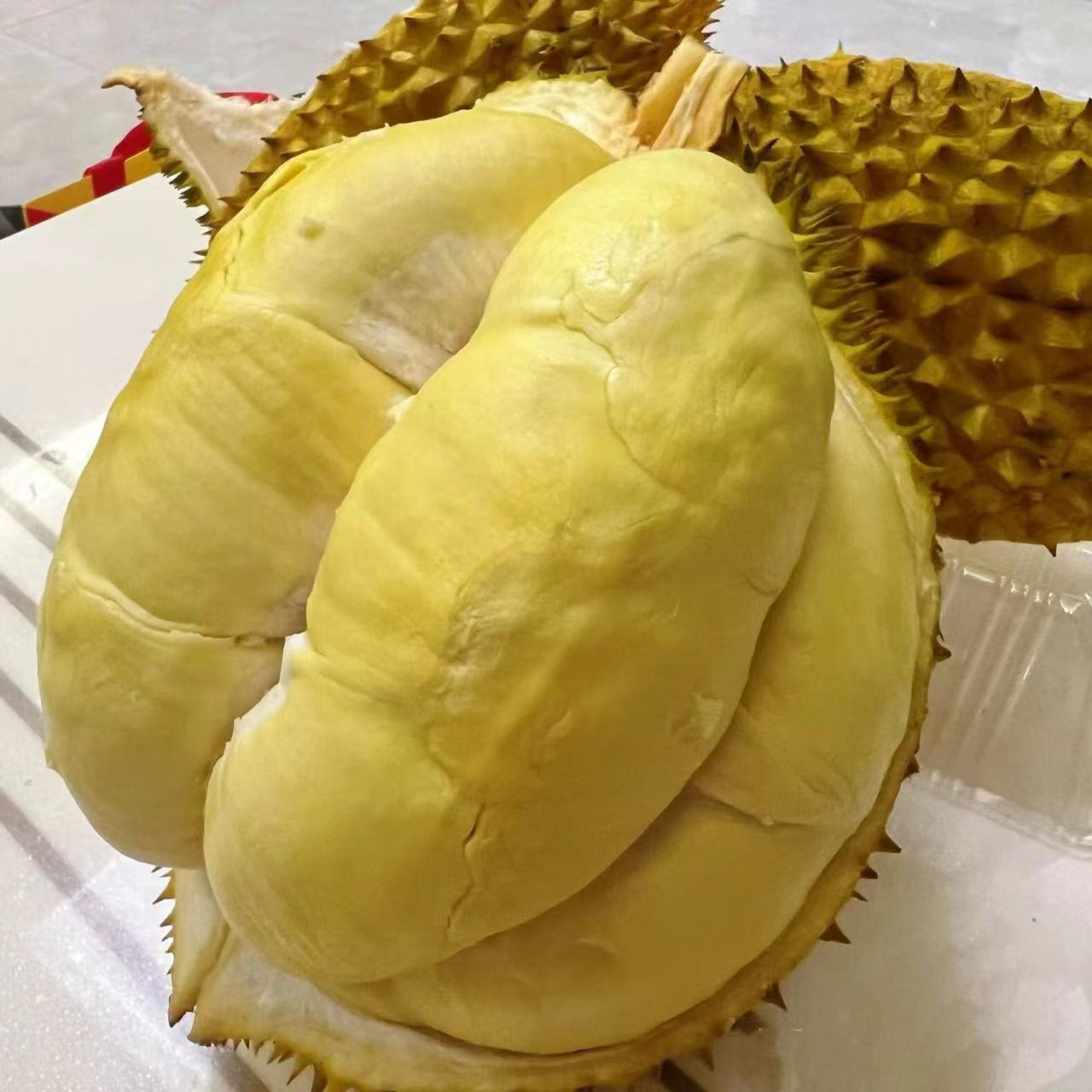 （4）【空运】鲜榴莲同城配送一物一拍如有问题保留榴莲完整，联系客服fof8588，（一果一重核小）金枕泰国