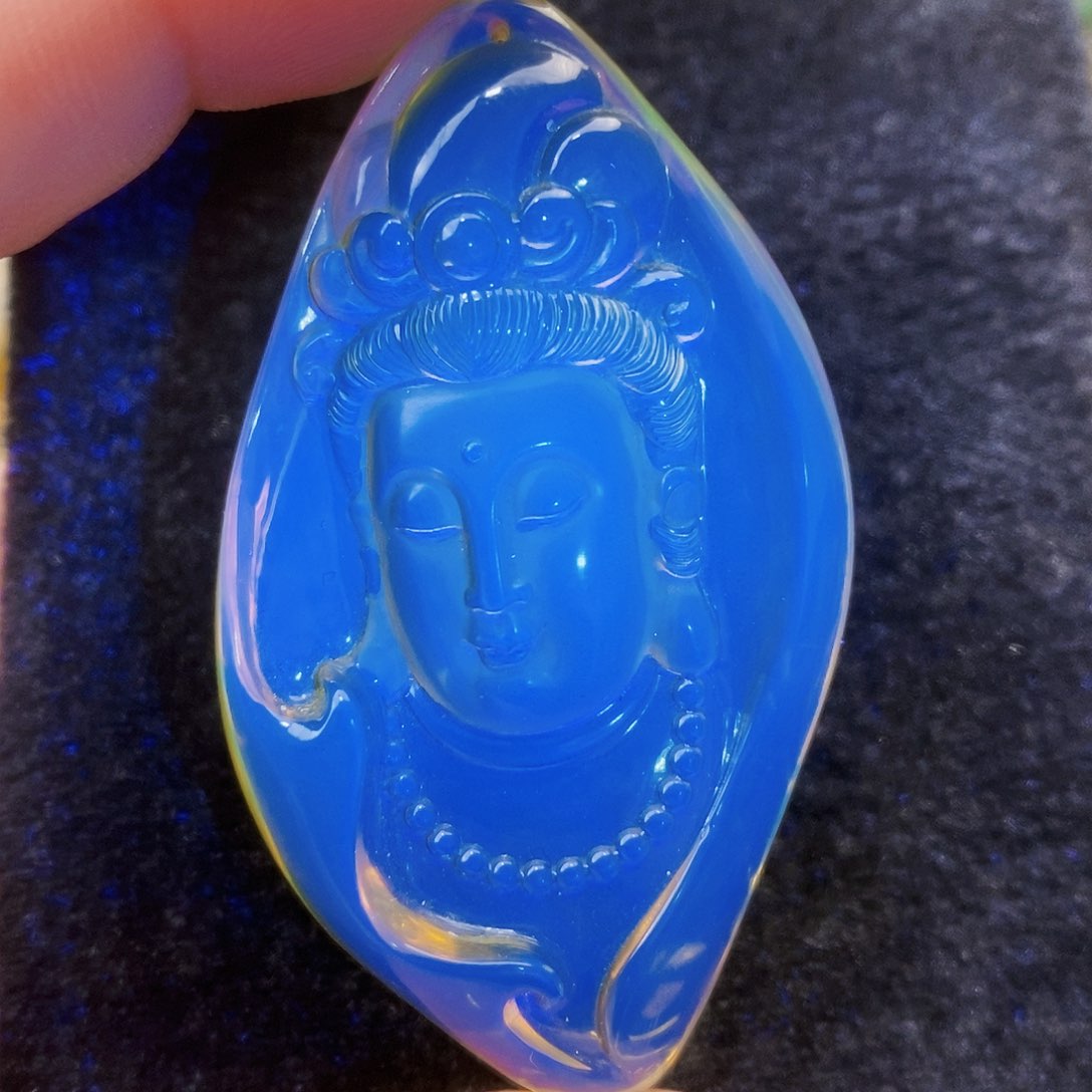 【闪购商品】蓝珀吊坠(不含链)未镶嵌