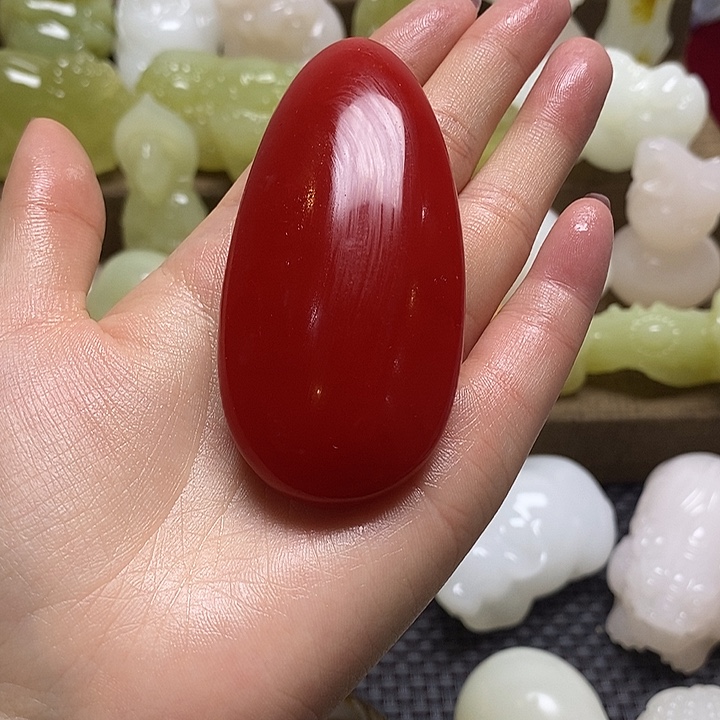 玉天然桌面小摆件