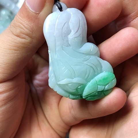 翡翠未镶嵌颈饰天然缅甸翡翠a货