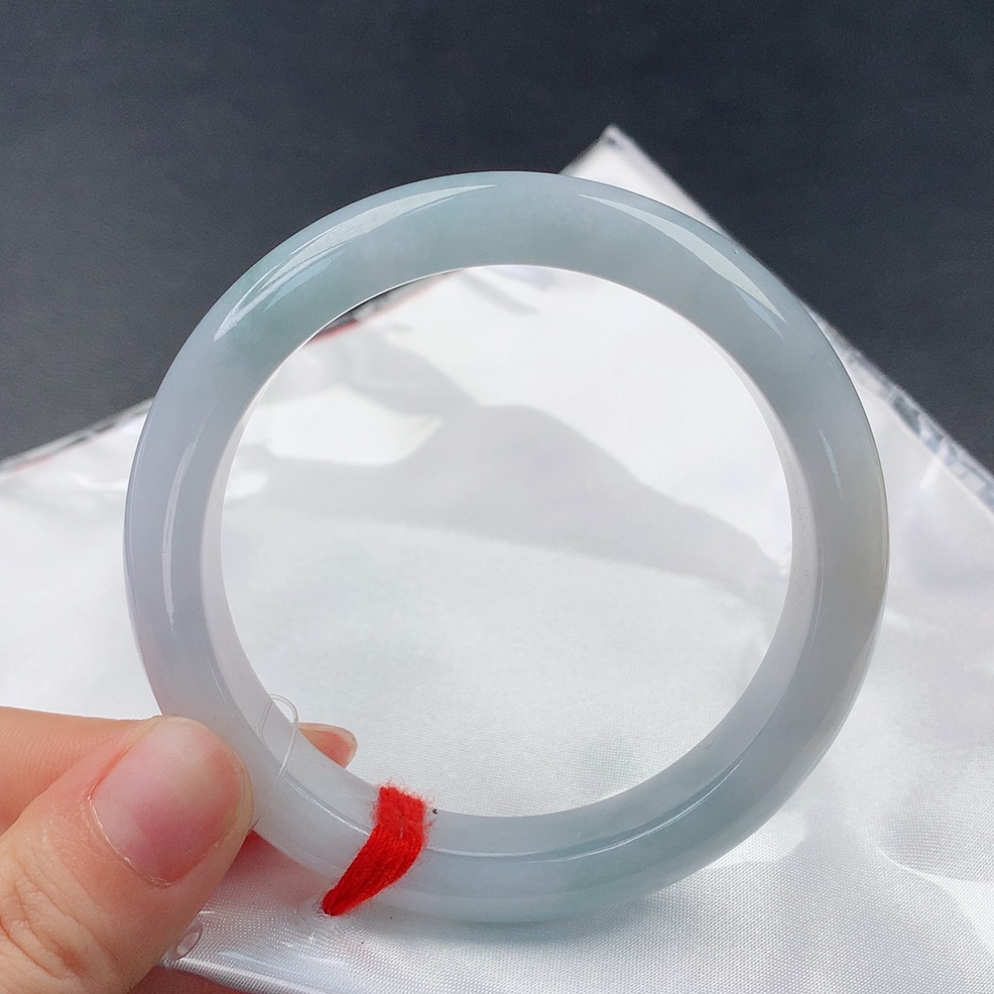 翡翠手镯未镶嵌77正57.7