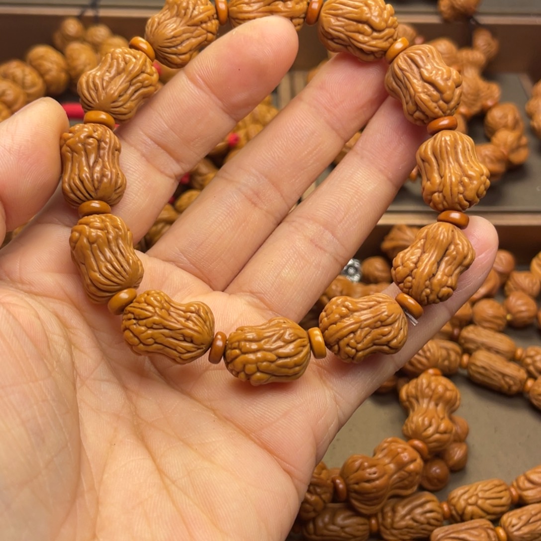 D***生手串桃核龙纹桃核26