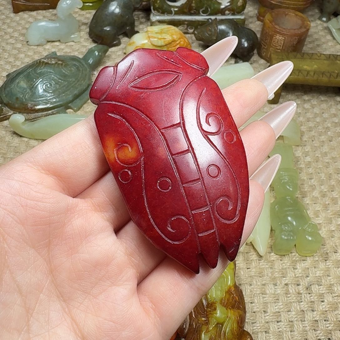 白玉菩提吊坠挂件