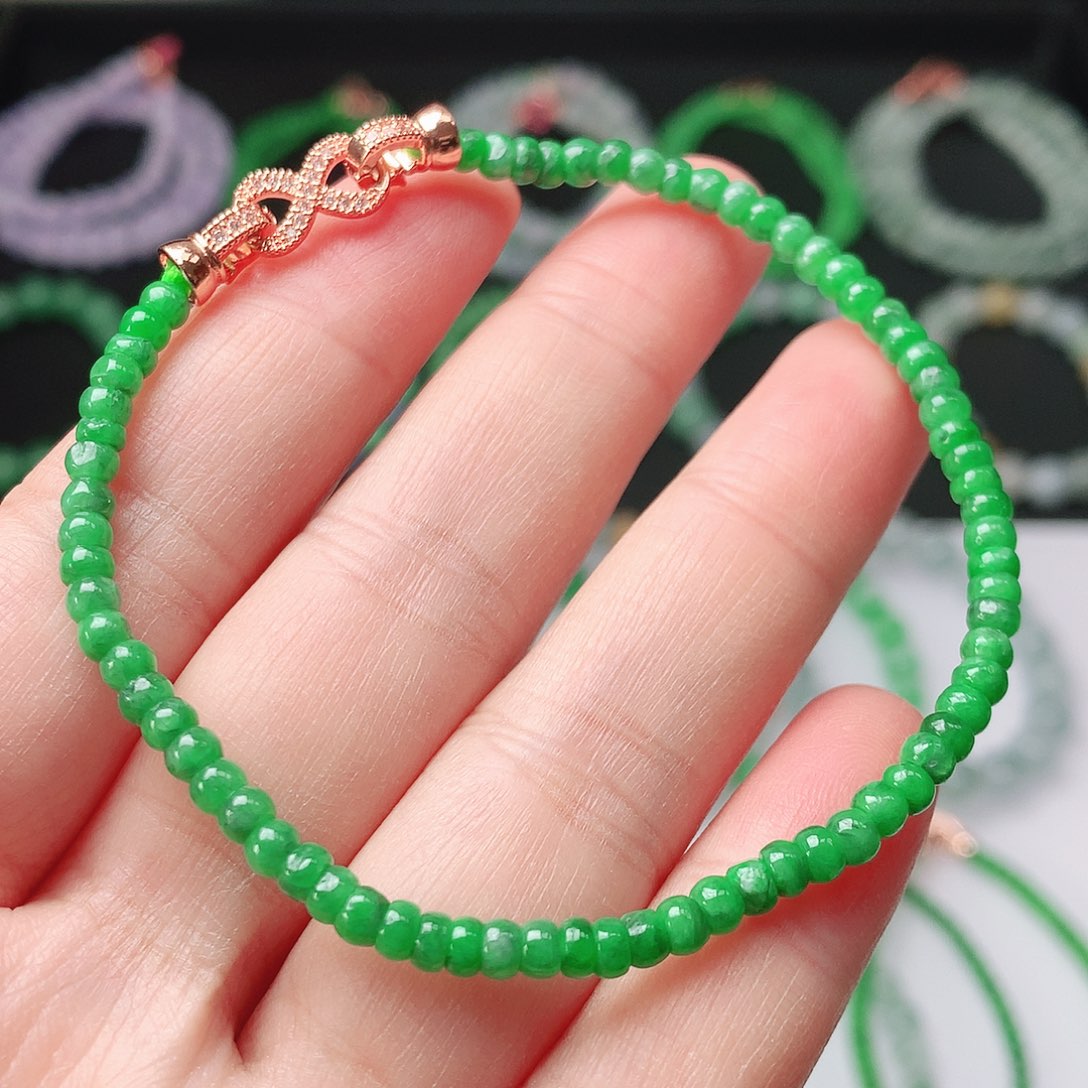 翡翠未镶嵌手链翡翠