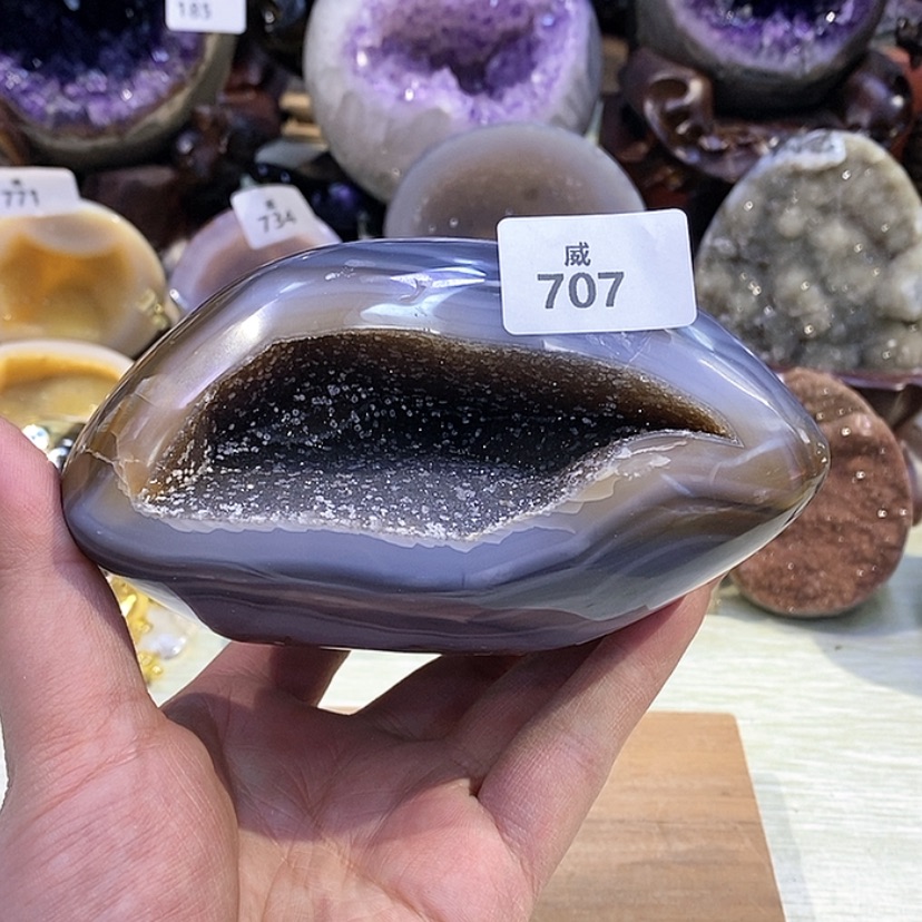 【闪购商品】玛瑙/玉髓天然玛瑙摆件未镶嵌