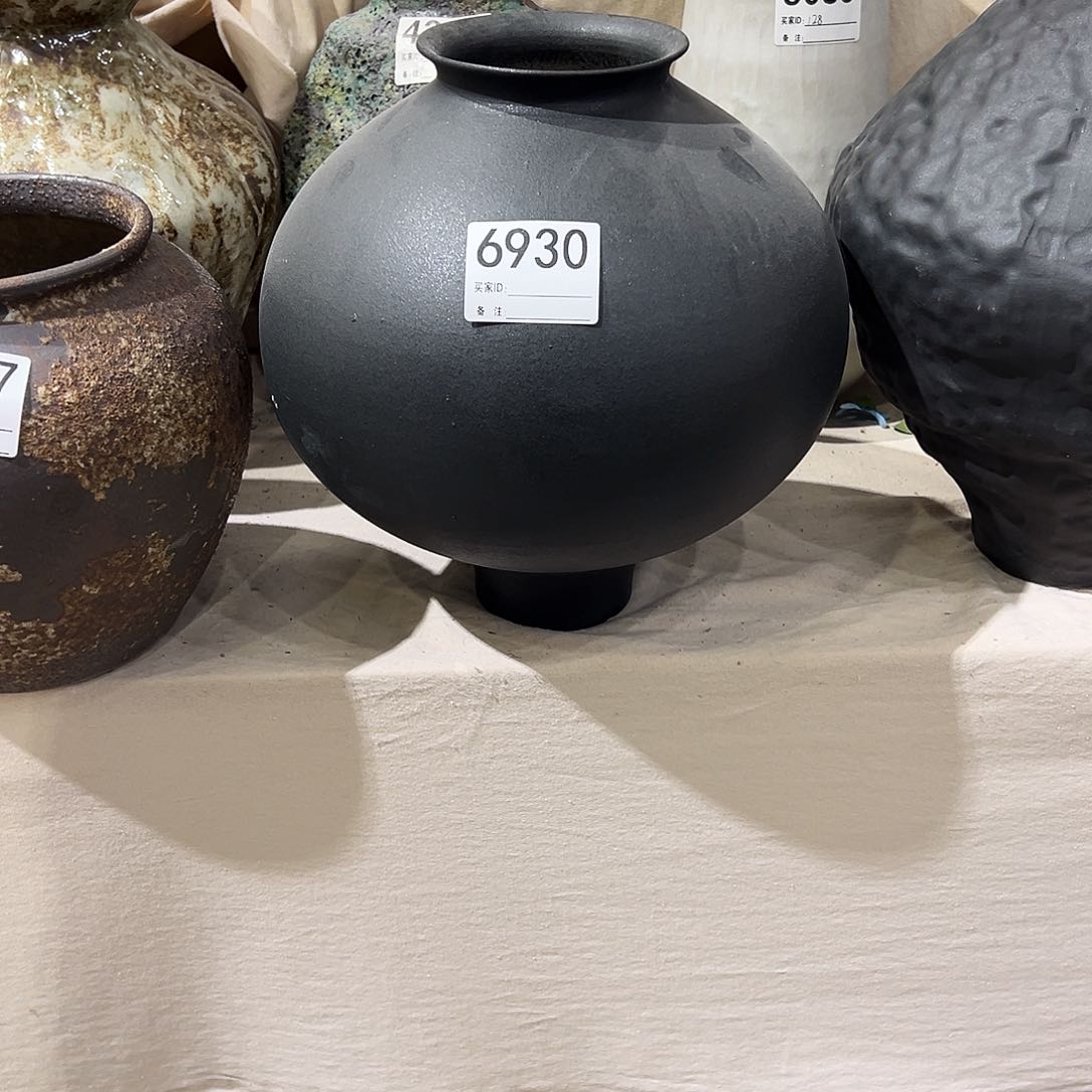 瓶6930高27口9陶瓷花瓶无孔