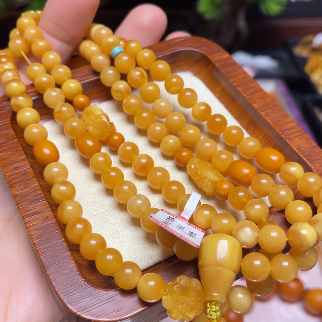 蜜蜡手链未镶嵌手串