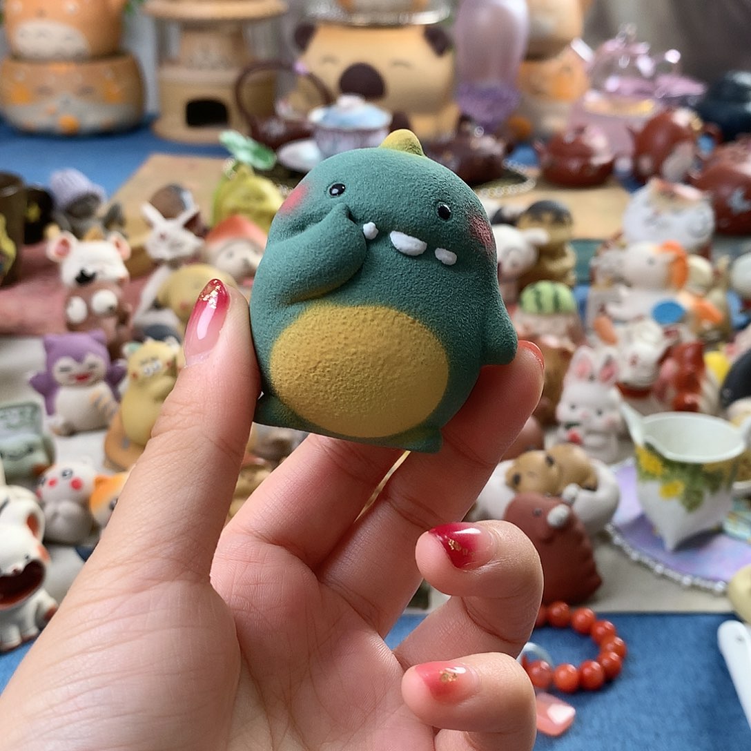 紫砂茶宠手工制作