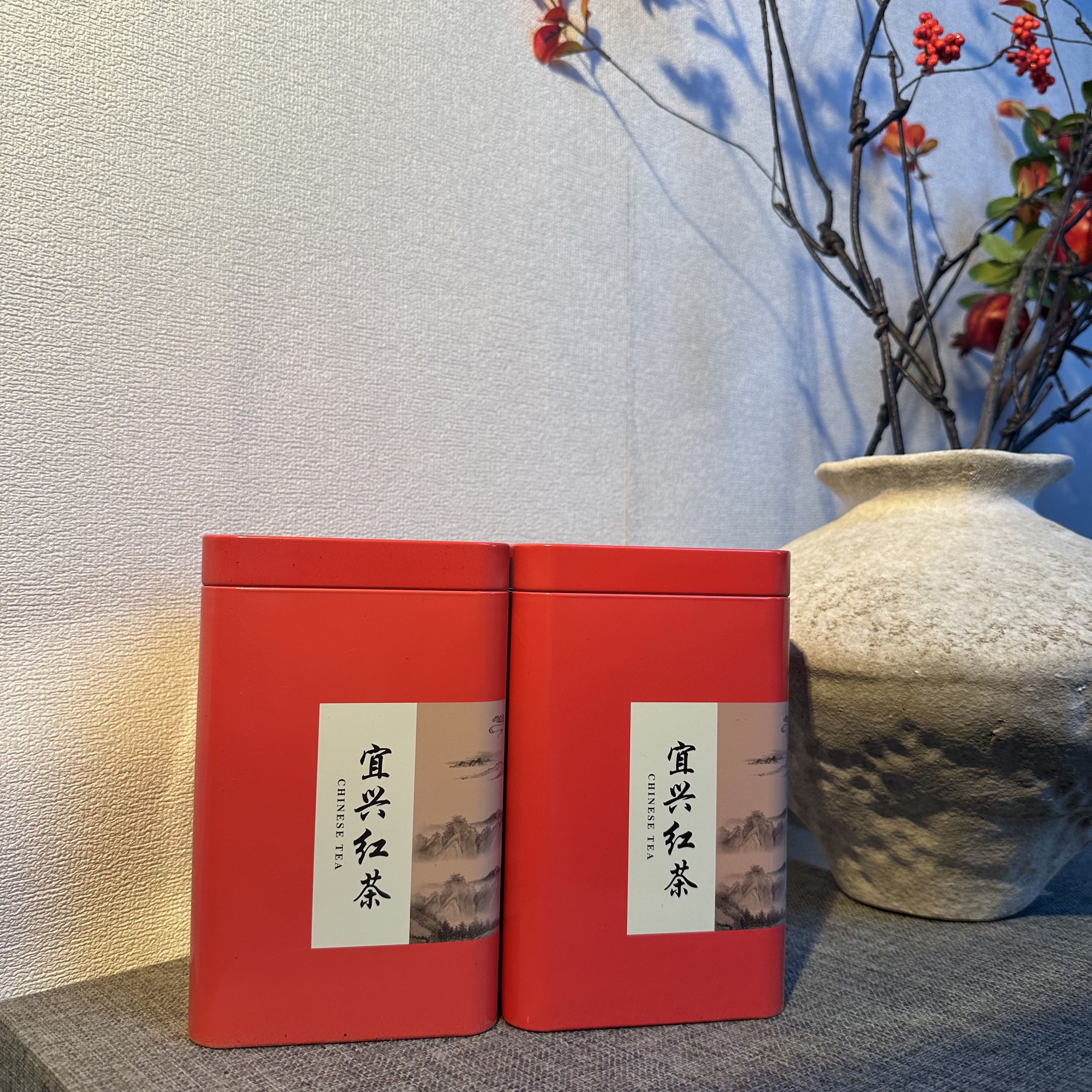 【品质老茶树】雾咬青正宗红茶新茶一级浓香宜兴红茶罐装