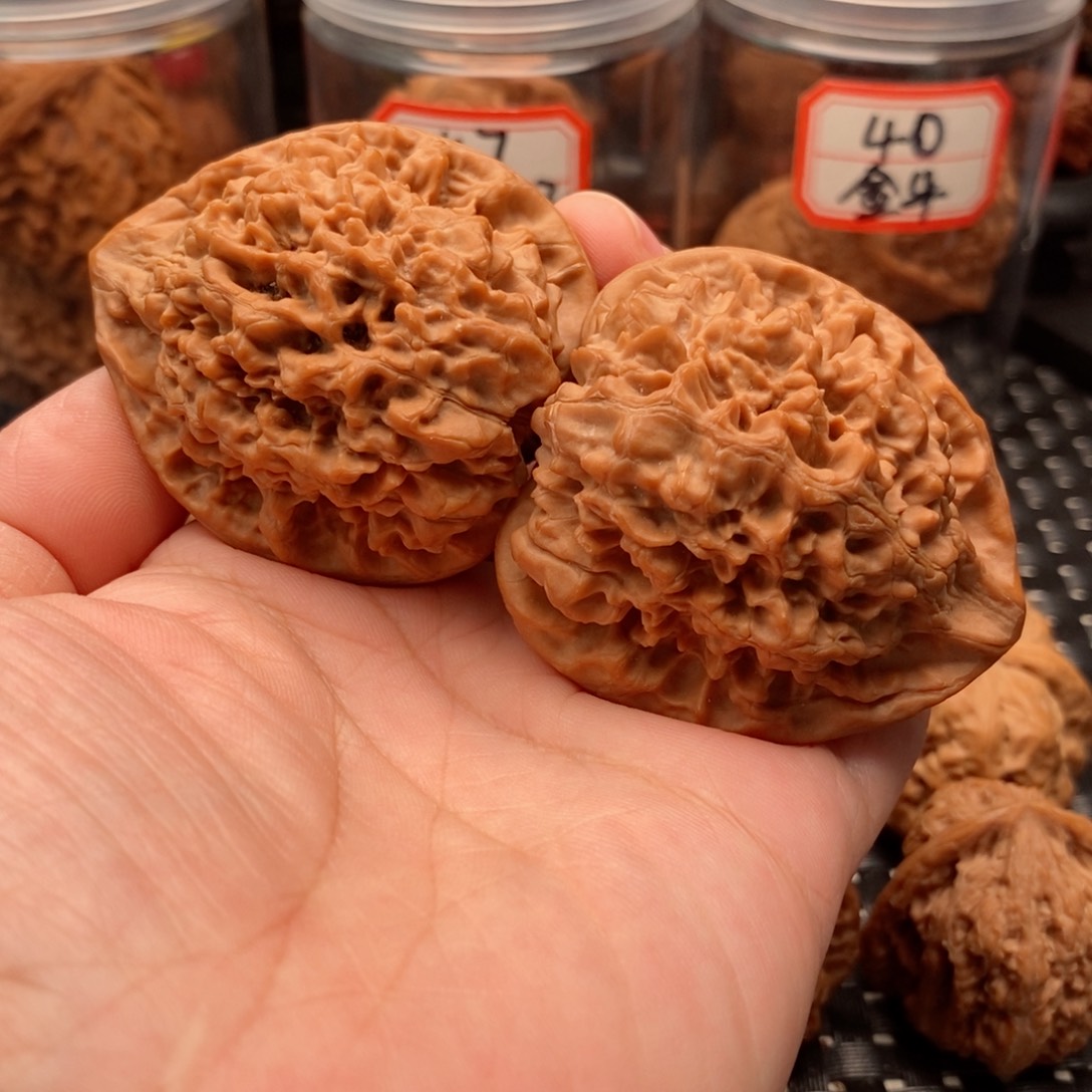 吊坠文玩核桃46官帽小修