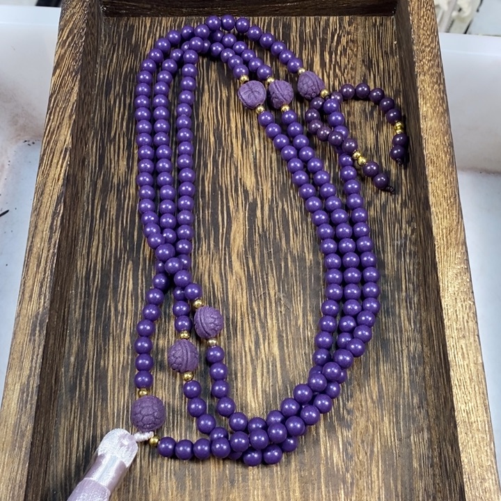 泥塑紫气东来富甲一方斜挎链