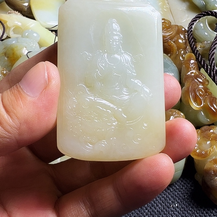 吊坠(不含链)未镶嵌和田玉