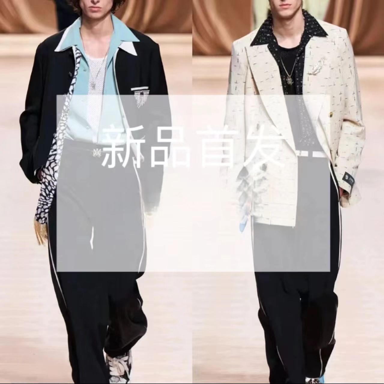 【XY34】2025新款男款英文拼接夏季短袖休闲透气户外圆领