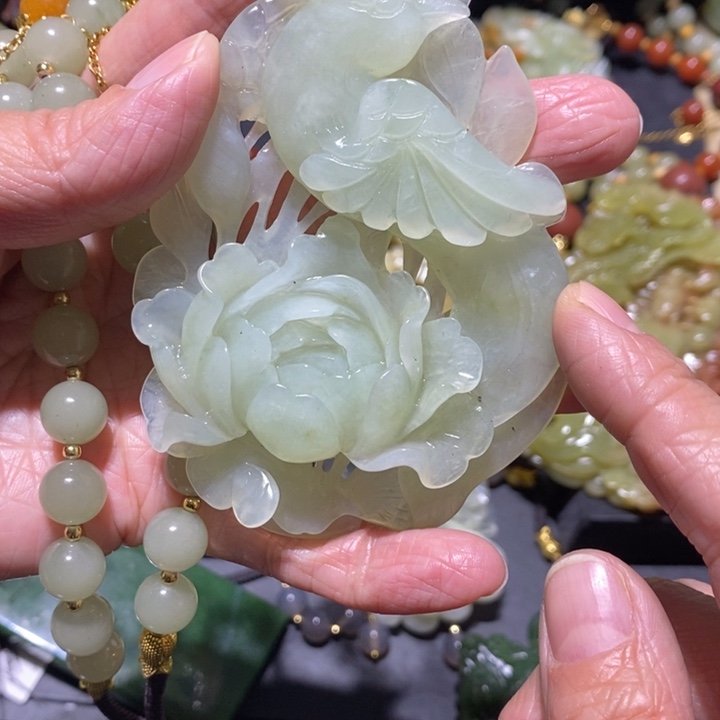 岫玉岫玉吊坠未镶嵌