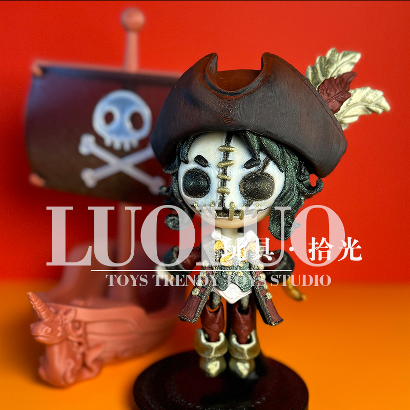潮玩3D手办玩具挂件摆件/爆款热卖海贼王海盗船长桌面摆件玩具