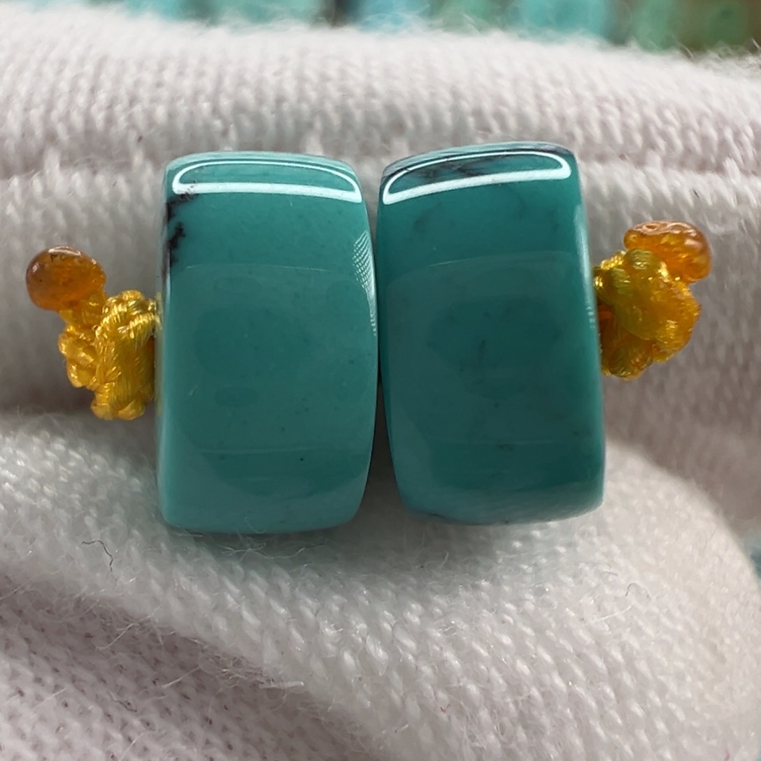 未镶嵌绿松石配饰8mm