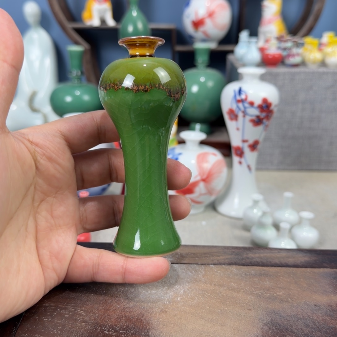 陶瓷手工小花器摆件