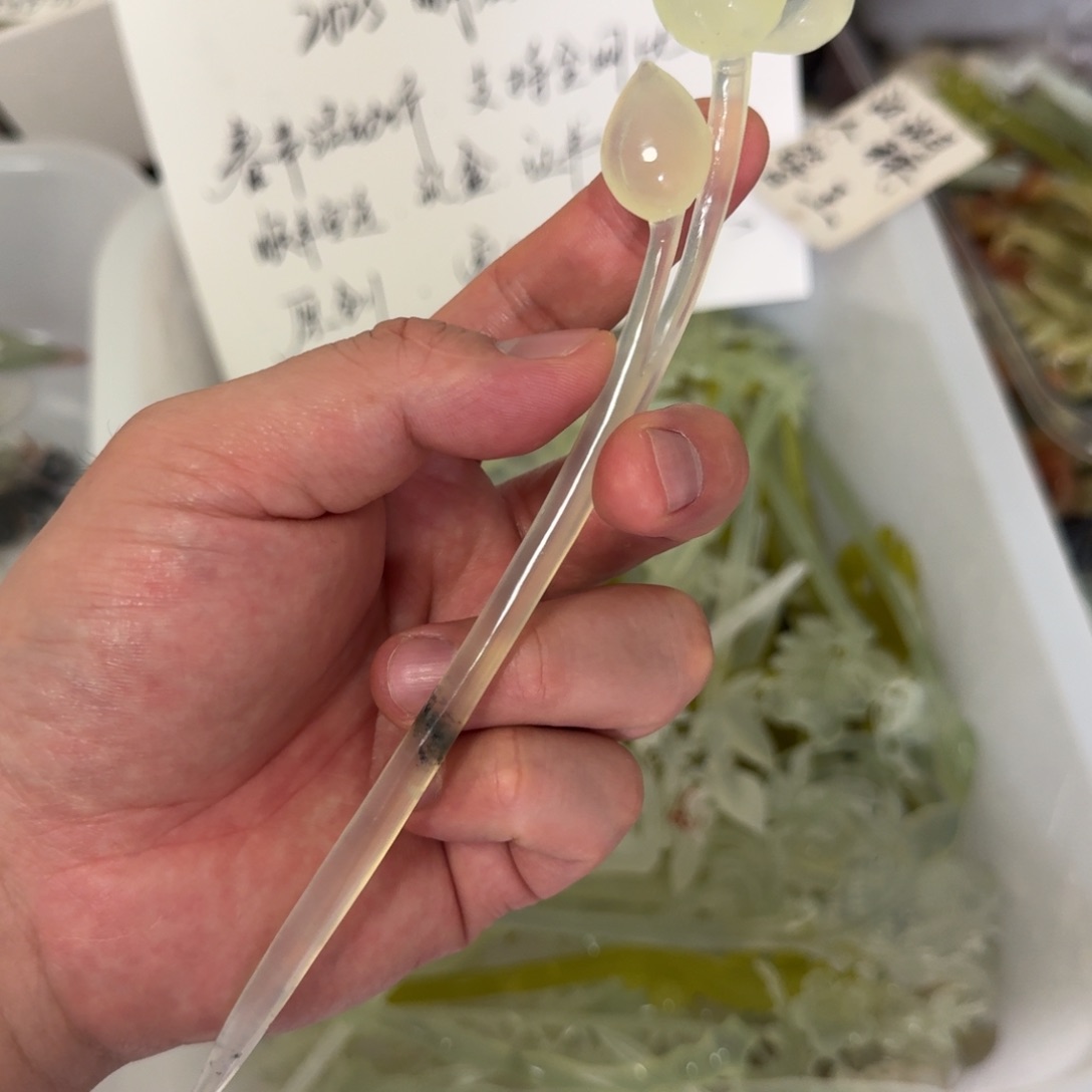 岫玉发饰未镶嵌明君玉簪贼拉好看