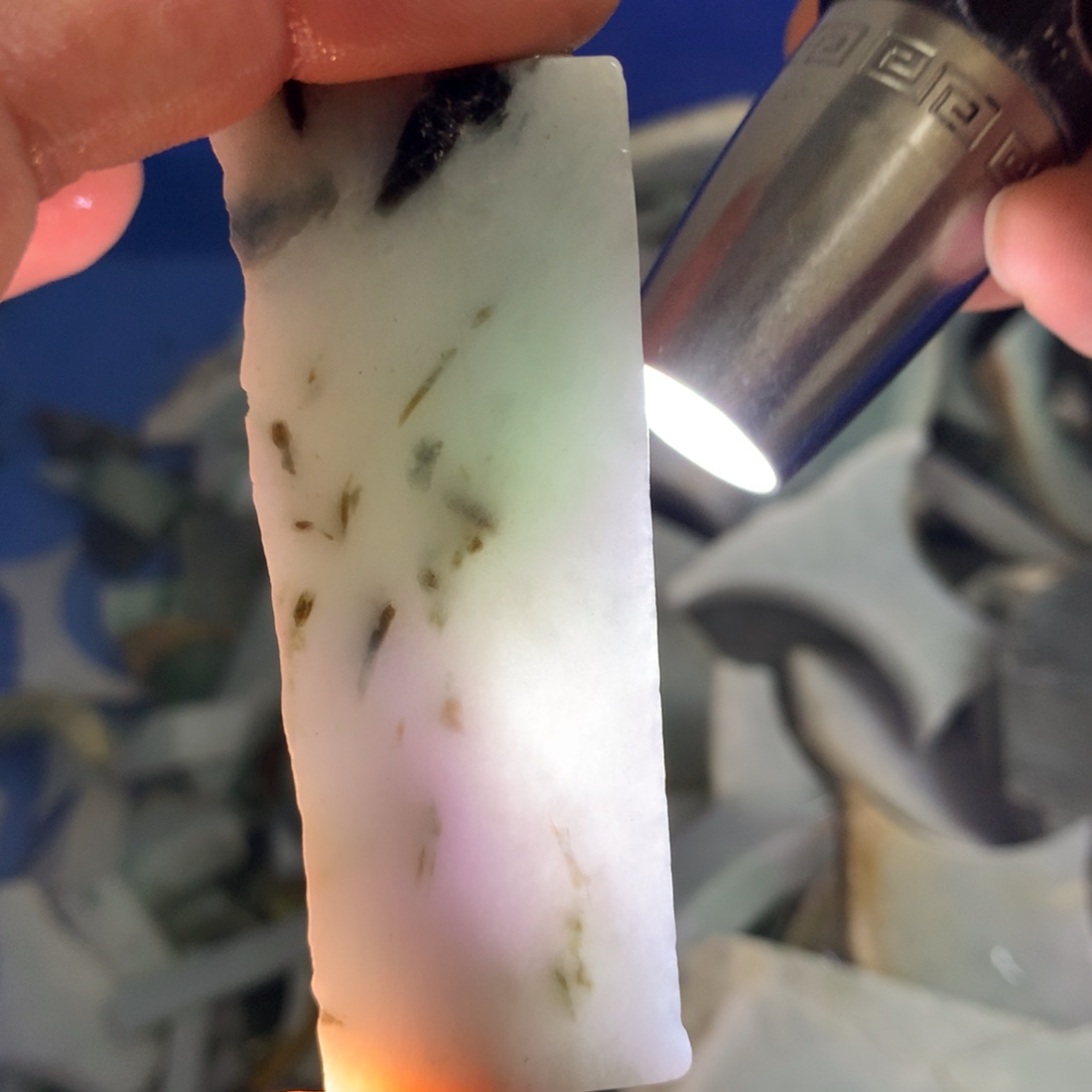 翡翠裸石翡翠边角料