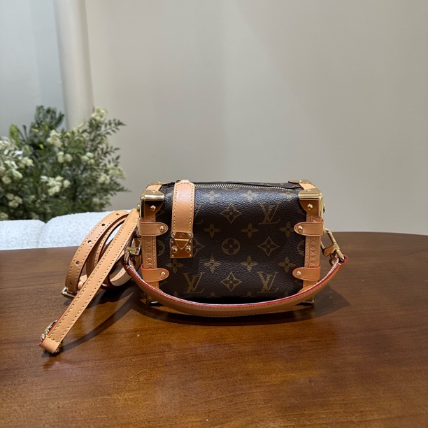 99新 LouisVuitton/路易威登 小号老花side trunk谷爱凌US5822