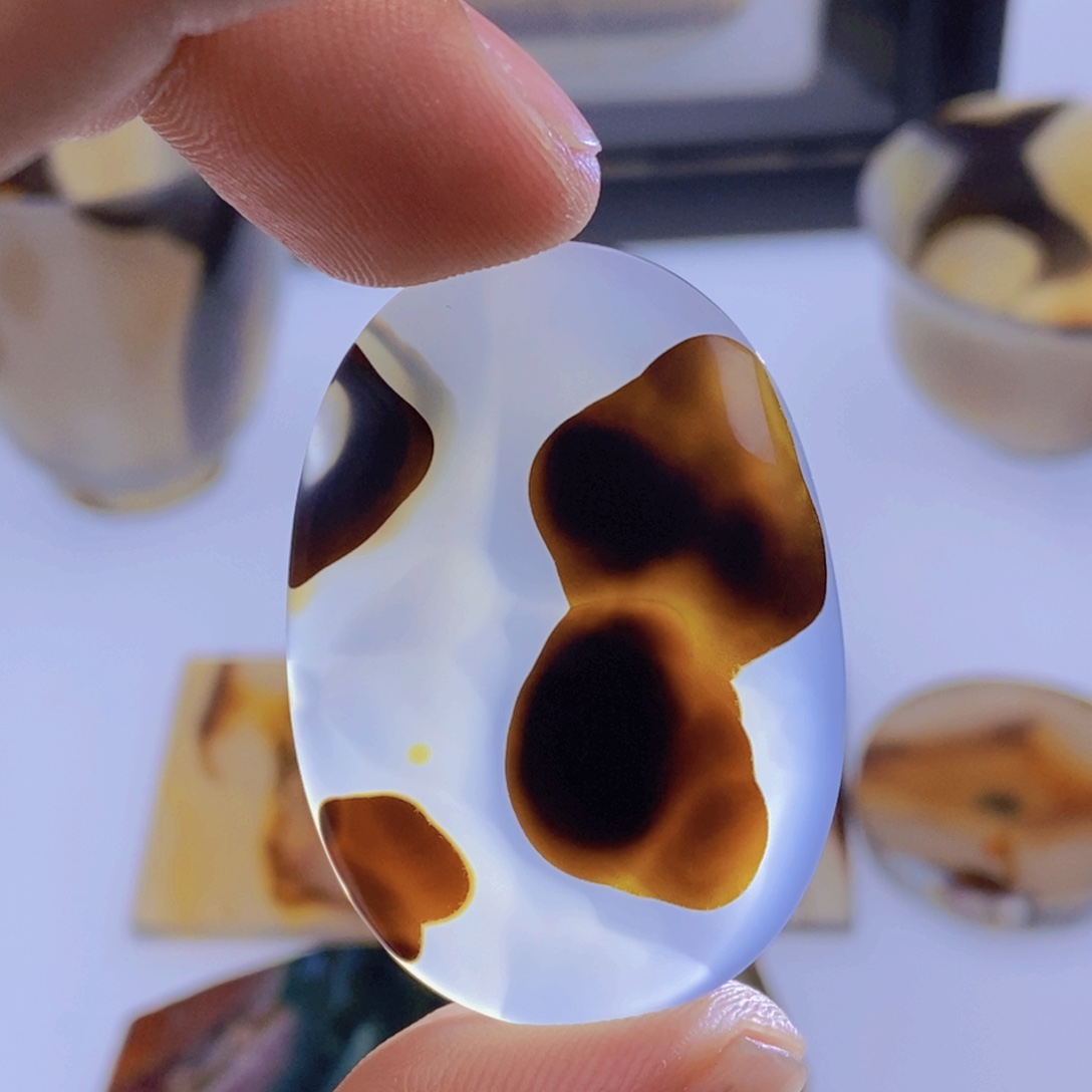 玛瑙/玉髓未镶嵌吊坠(不含链)319