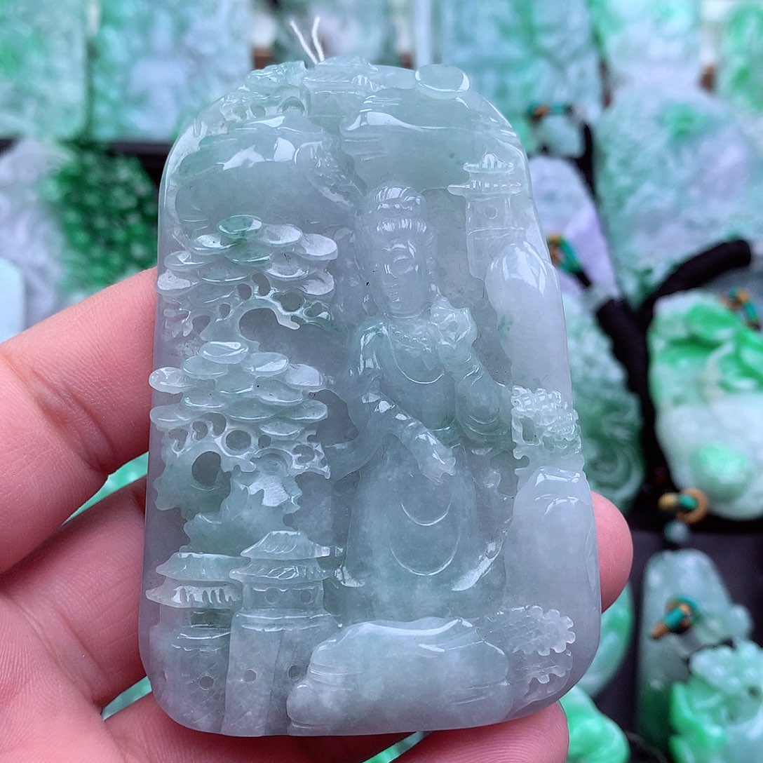 翡翠吊坠(不含链)未镶嵌