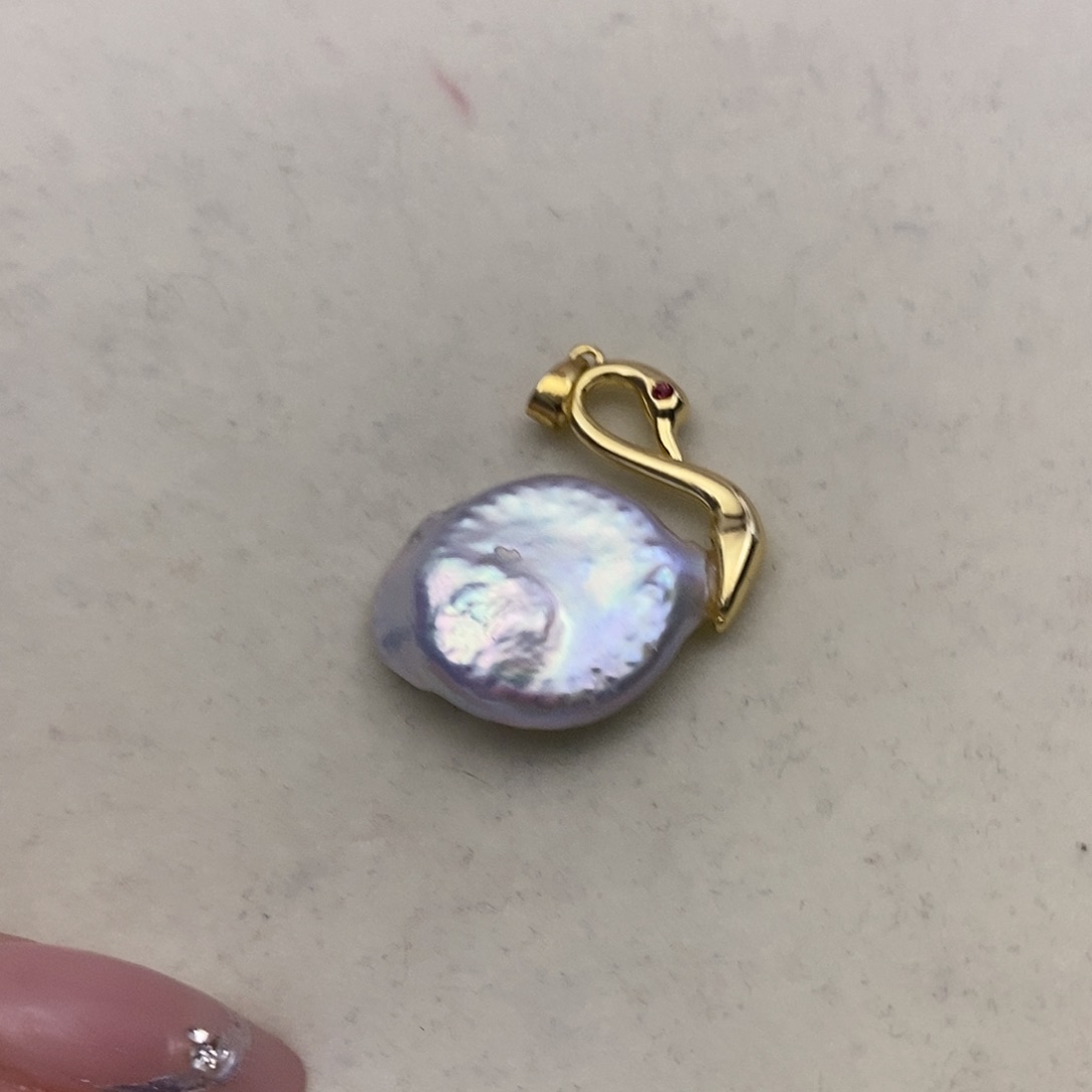 【闪购商品】淡水珍珠颈饰合金14