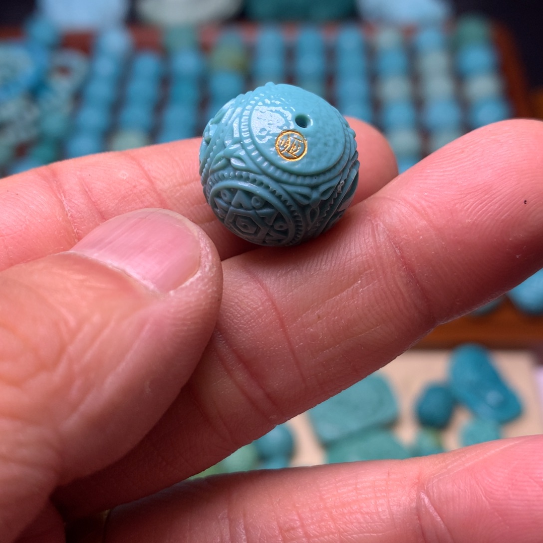 绿松石珠宝奇石未镶嵌