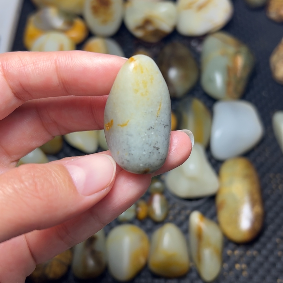 和田玉未镶嵌挂件A13