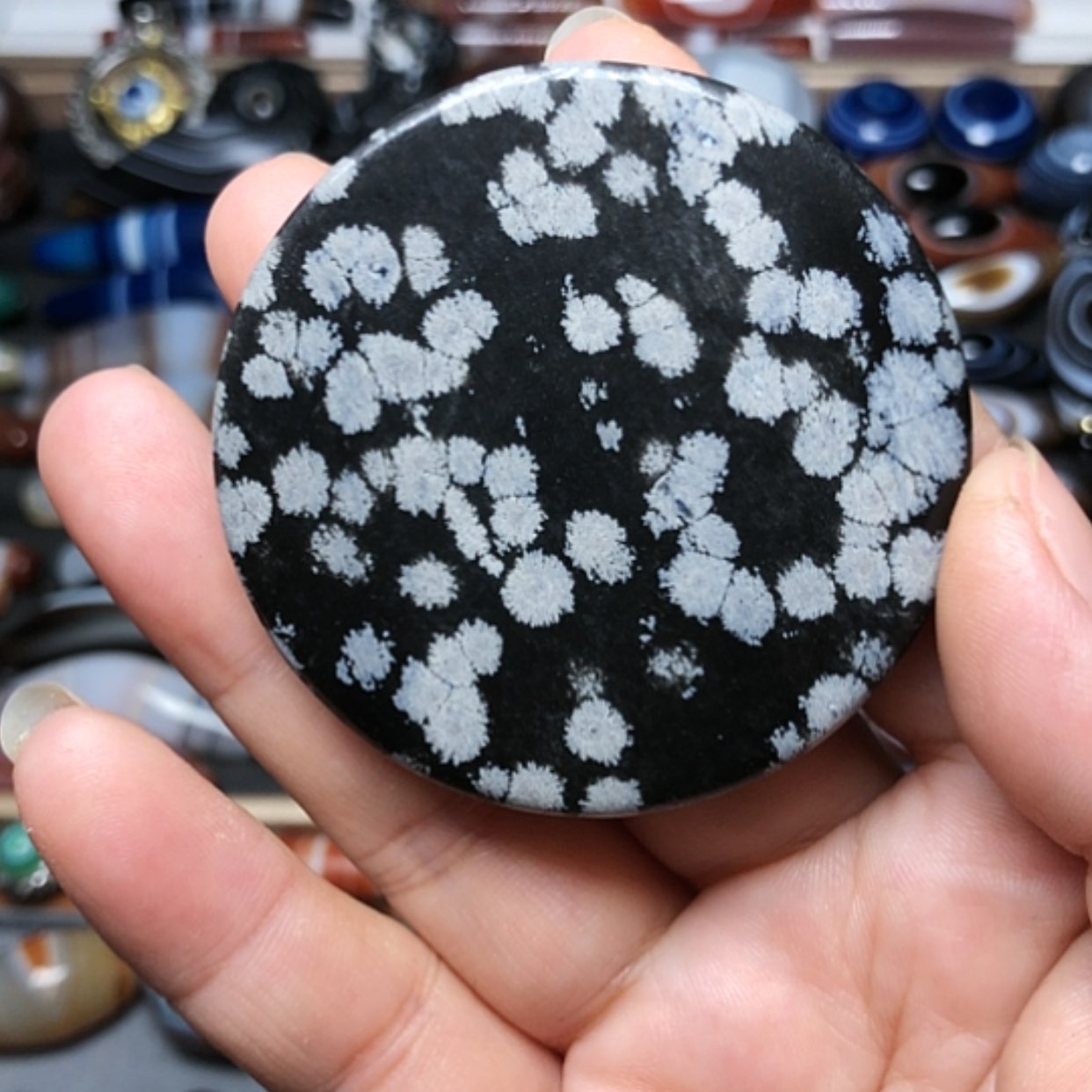 【闪购商品】玛瑙/玉髓颈饰未镶嵌烟*$