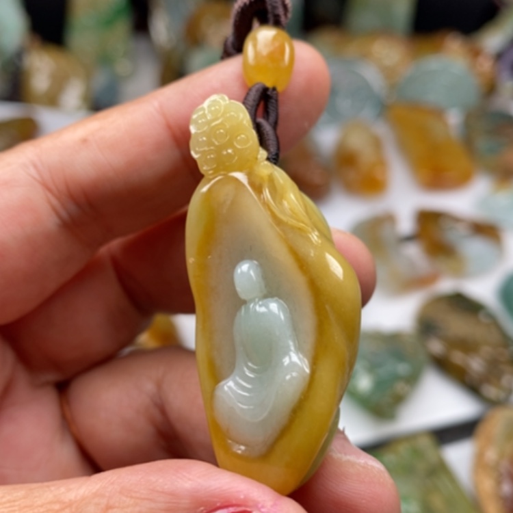 【闪购商品】翡翠颈饰未镶嵌✌****✌缅甸翡翠A货吊坠