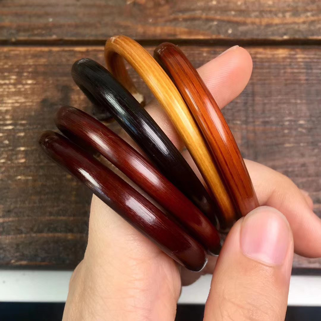 非金属木质手镯 鸡血藤手镯西藏鸡血藤男女情侣