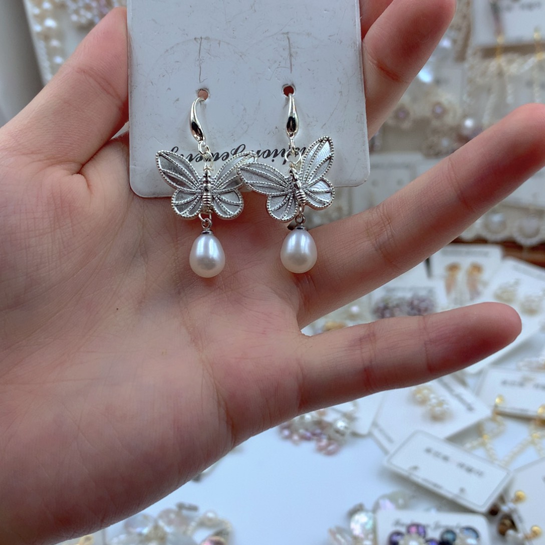 颈饰合金淡水珍珠