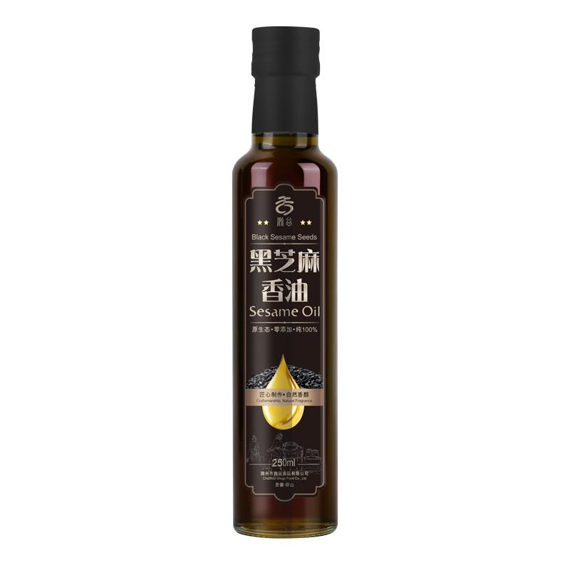 滁谷黑芝麻油250ml*1瓶