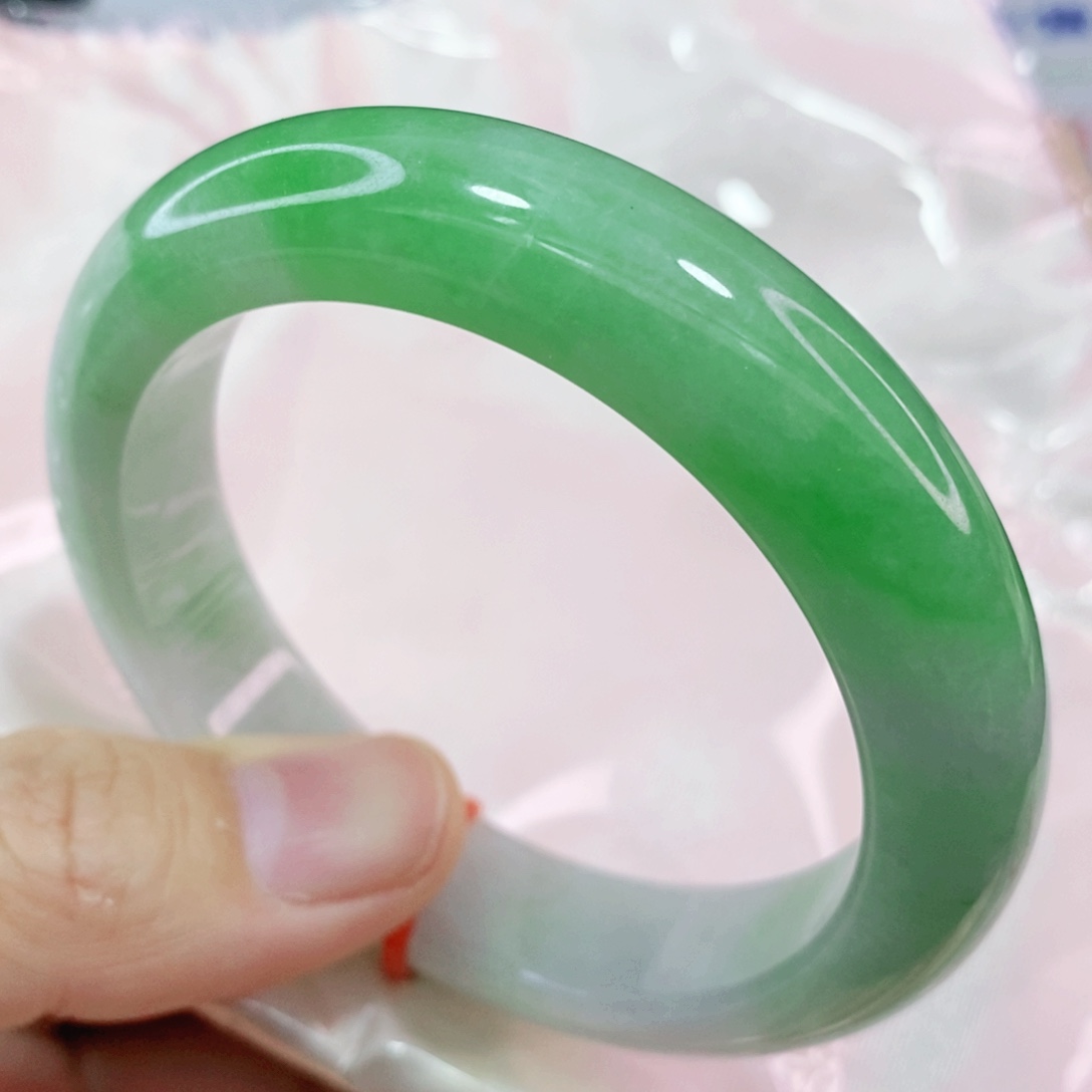 未镶嵌手镯翡翠54.8圈口