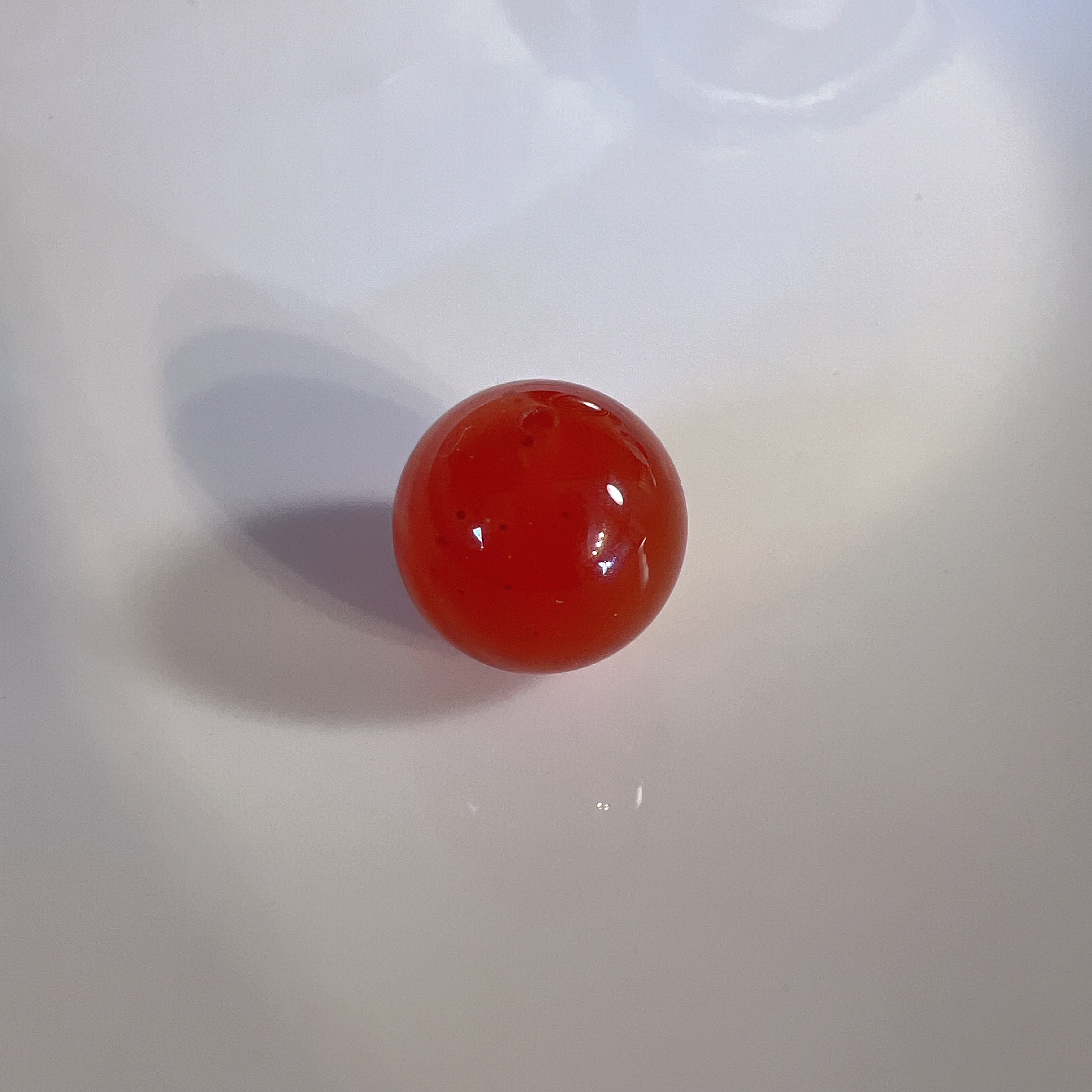 13mm天然南红玛瑙圆形裸石多样性发一