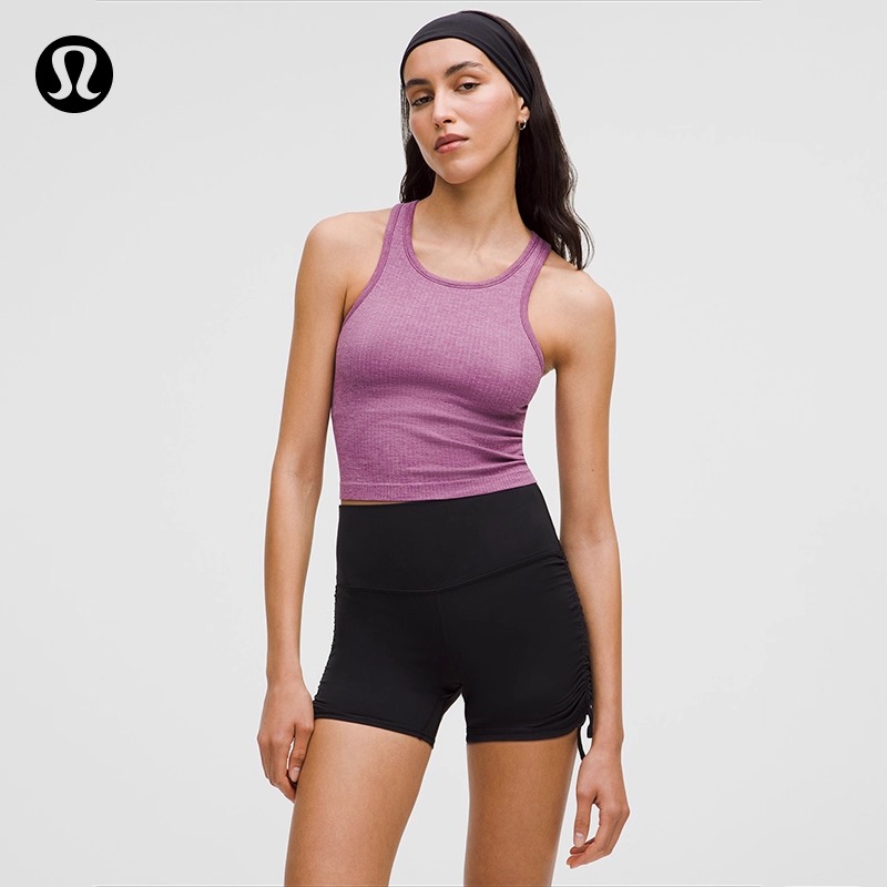Ebb to Street女士短款工字运动背心内置内衣丨lululemon LW1CJUS