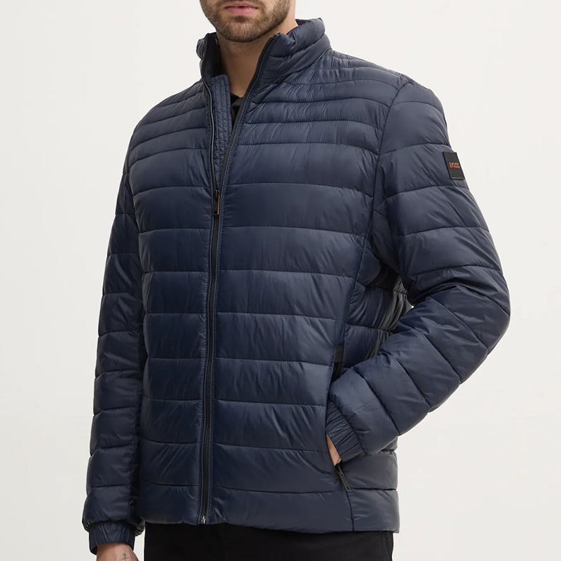 HUGO BOSS雨果博斯男款棉服冬季新款立领外套轻便防风保暖运动