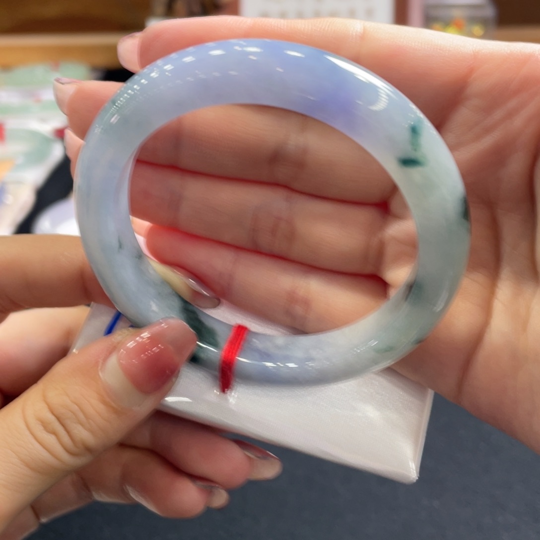 翡翠手镯未镶嵌54正