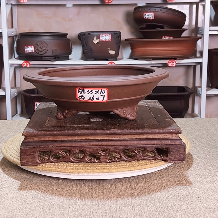 紫砂花盆紫砂花盆