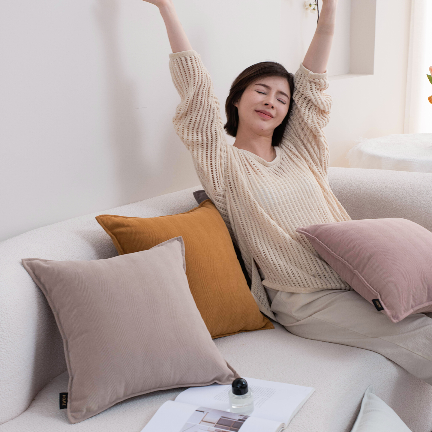 抱枕沙发大号靠垫抱枕套不含芯大靠背垫床头靠枕套罩客厅大靠背枕