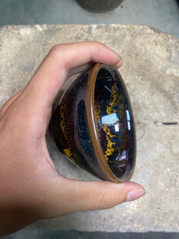 高端茶器主人杯万彩盘龙盏