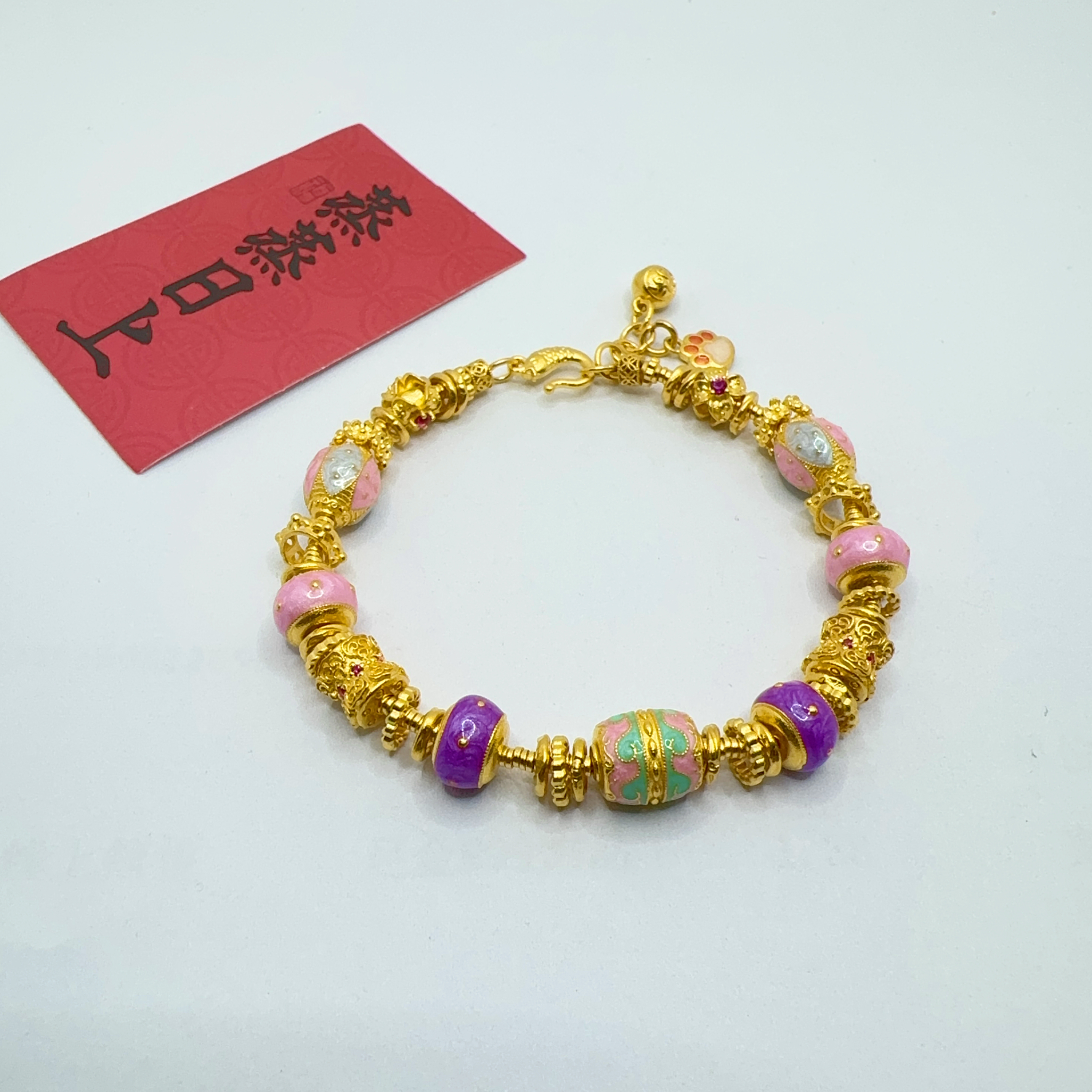 幸牌珠宝（卡5盘）足金999投资金条15手围30.72克