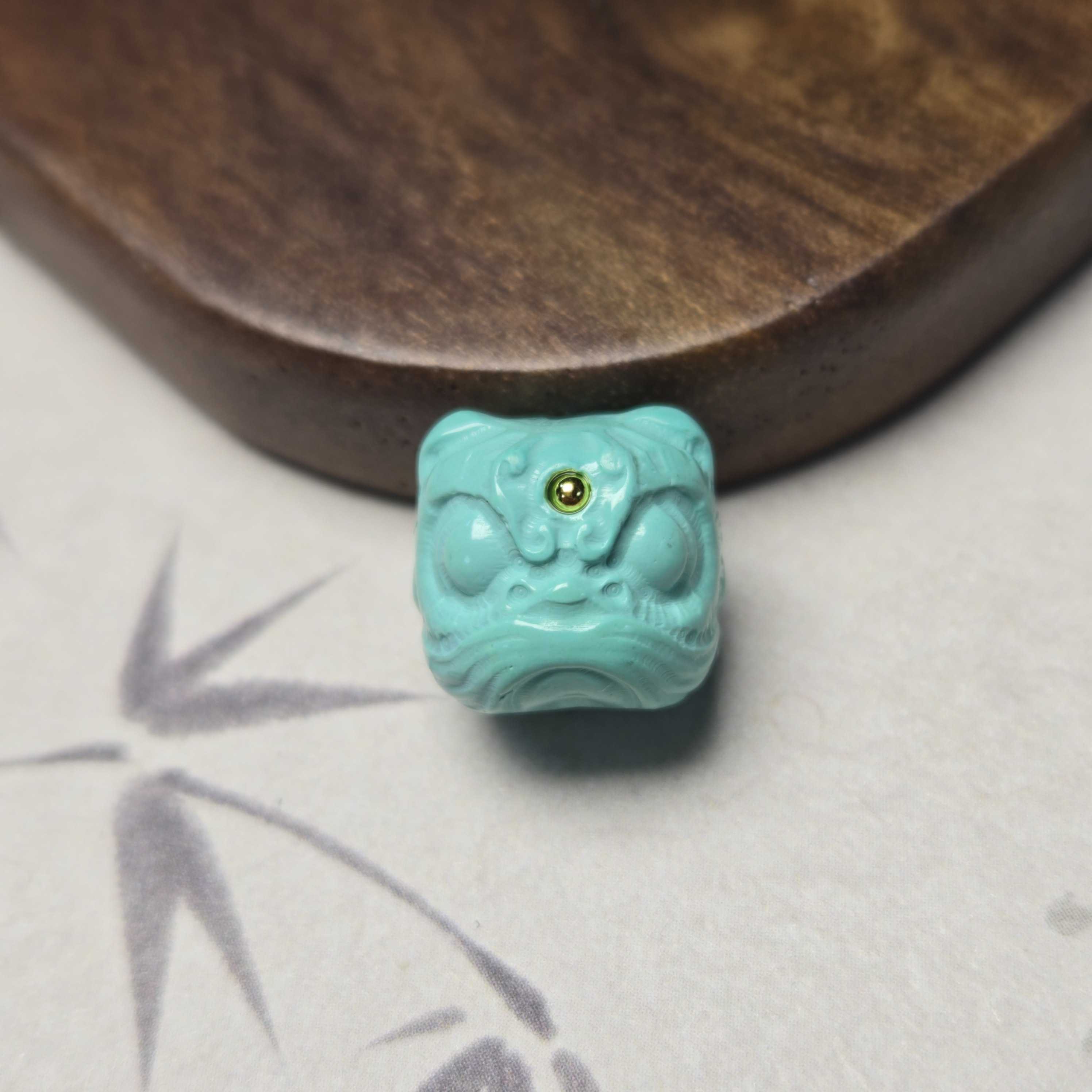 多样性发1颗碳酸盐菱镁矿醒狮头卡11mm