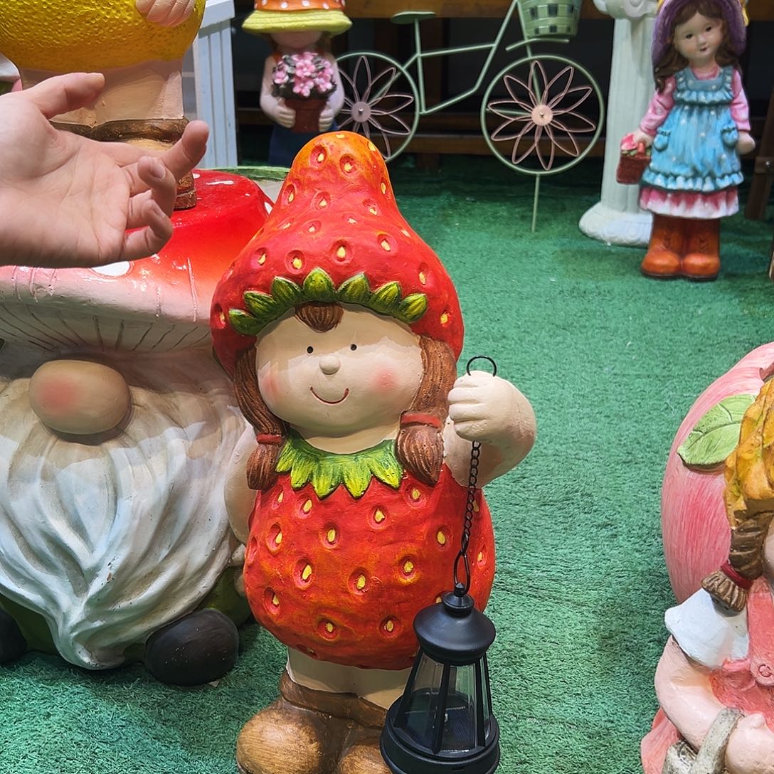 花园摆件红红火火